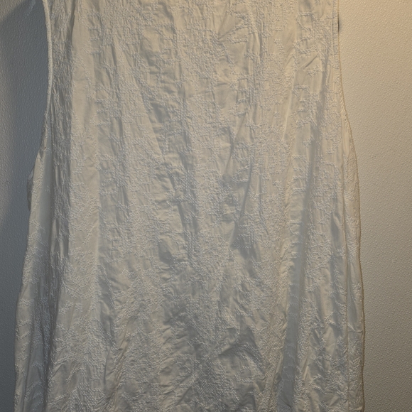 J. Jill Cream Sleeveless Tank Top - Picture 3 of 3